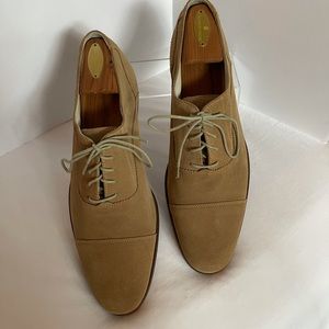 Cole haan cap toe suede shoe